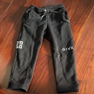 Givenchy Kids Black Logo Sweat Joggers